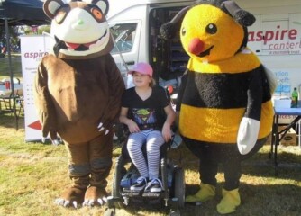 Winnie and Buzzy Bee